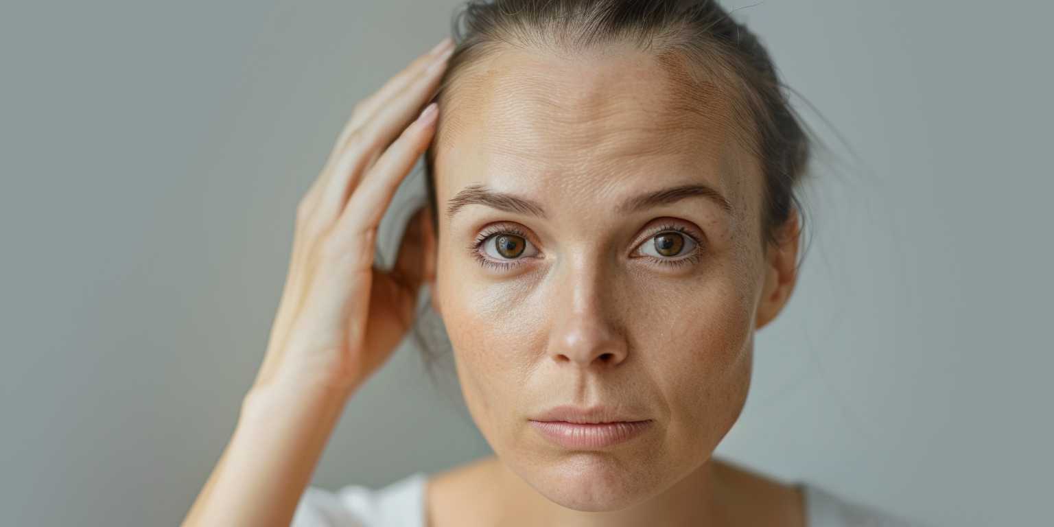 Middle age woman and man, representing weak hair quality